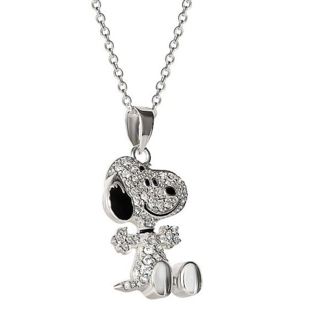 Peanuts Snoopy cubic zirconia necklace - Picture 4 of 16